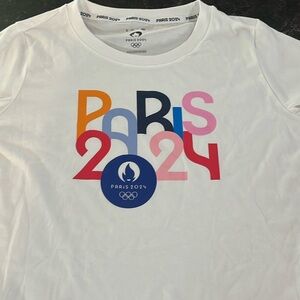 Paris 2024 Olympics official graphic T
